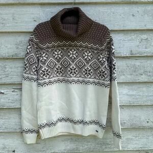 Tom Tailor sweater classic knit pattern fair aisle winter